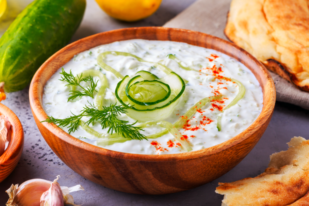 cucumber,yogurt,mint,dill,greek yogurt,laban,khyar,dips,mediterranean food,Arabic food,greek dip