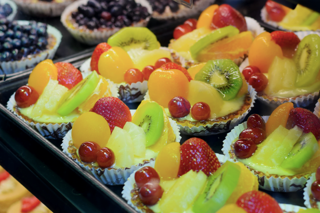 fruit,fruit tarts,custard tarts,egg custard tarts,dessert,sweets,shortcrust pastry,custard,homemade custard,moroccan sweet treats